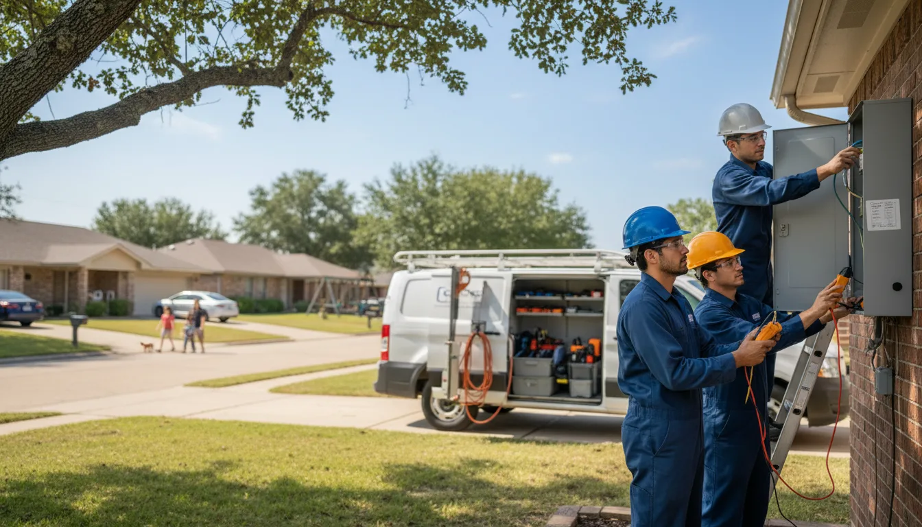 Certified electrician providing emergency electrical services in Bulger, PA